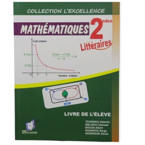 Livre Scolaire De Mathématiques L'excellence en Maths 2nde A & SES