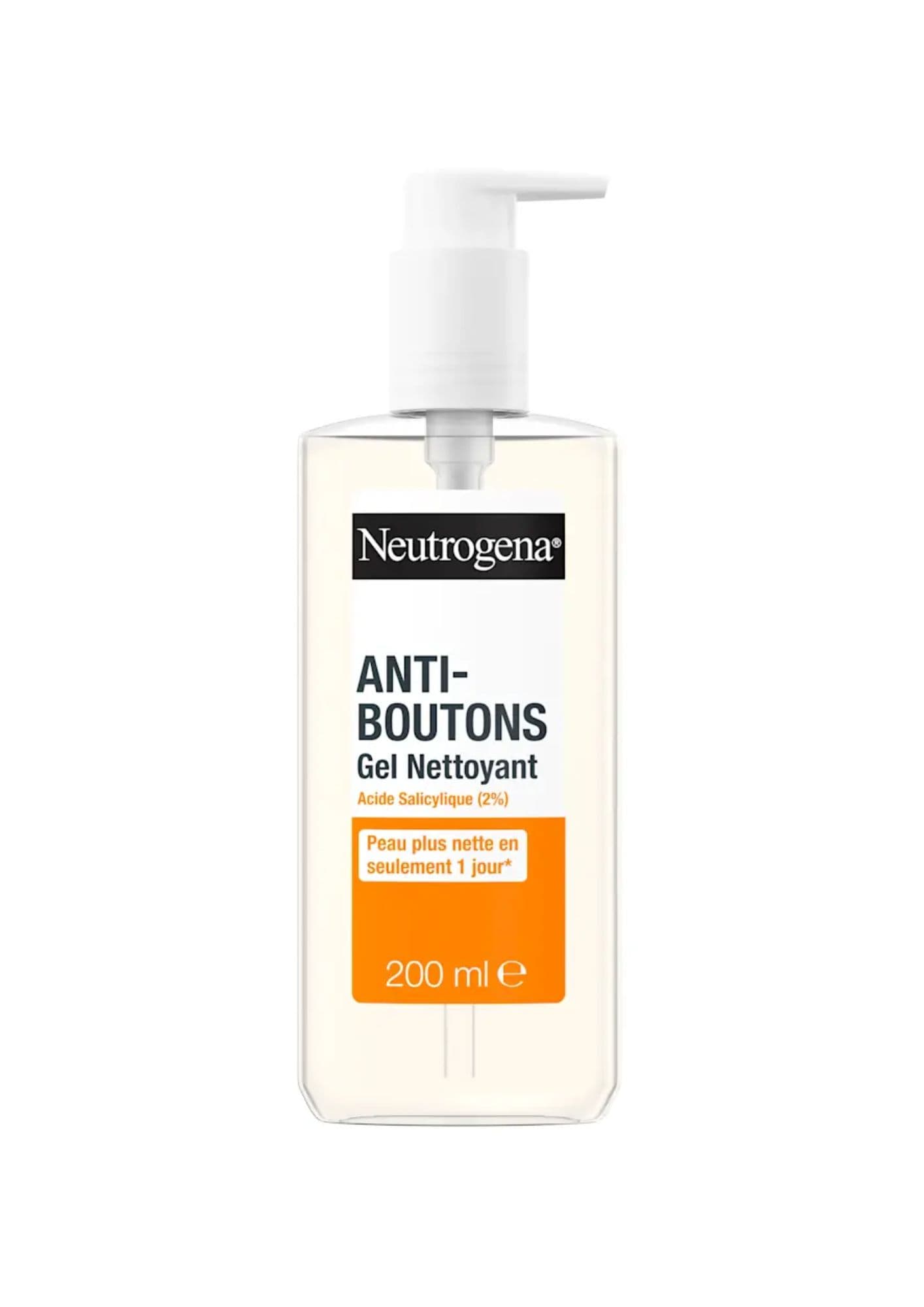 Gel Nettoyant Exfoliant Anti-Boutons AHA/PHA/BHA NEUTROGENA 200ml