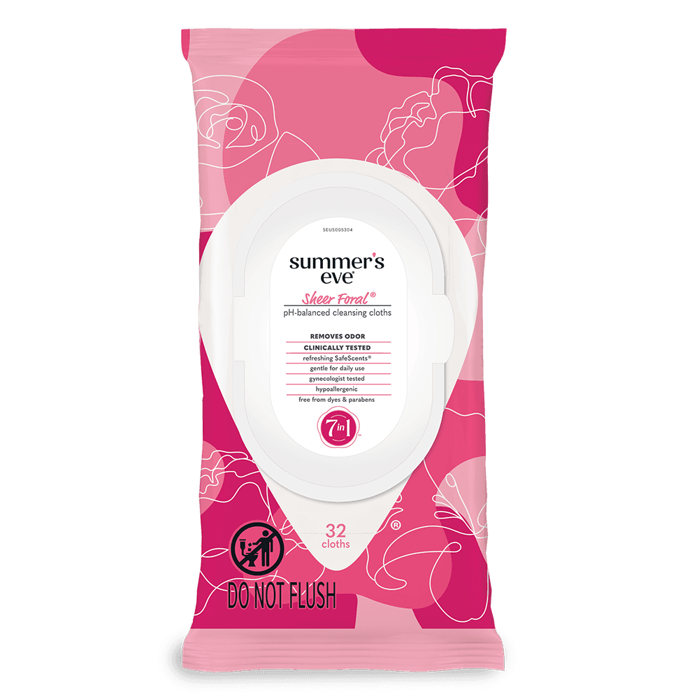 Lingettes nettoyantes intimes SUMMER'S EVE 32unités