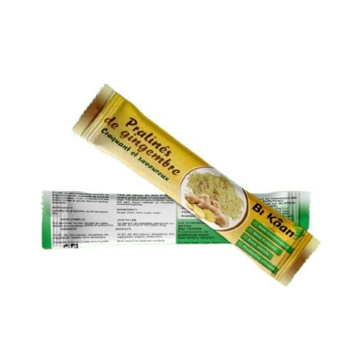 Pralines de gingembre légèrement caramelisé BI KOAN pack 10 sticks x 3g (30g)